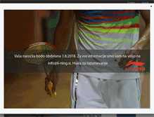 Tablet Screenshot of li-ning.si